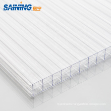 14-30mm Strong X Structure Clear Polycarbonate Hollow Sheet Greenhouse